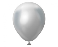 #BL Balony  5" Mirror Silver , 100 szt.