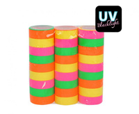 #DEI Serpentyny papierowe, neon, 3 szt.