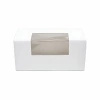 Pudełko z okienkiem na makaroniki 10x4,5x4,5 cm