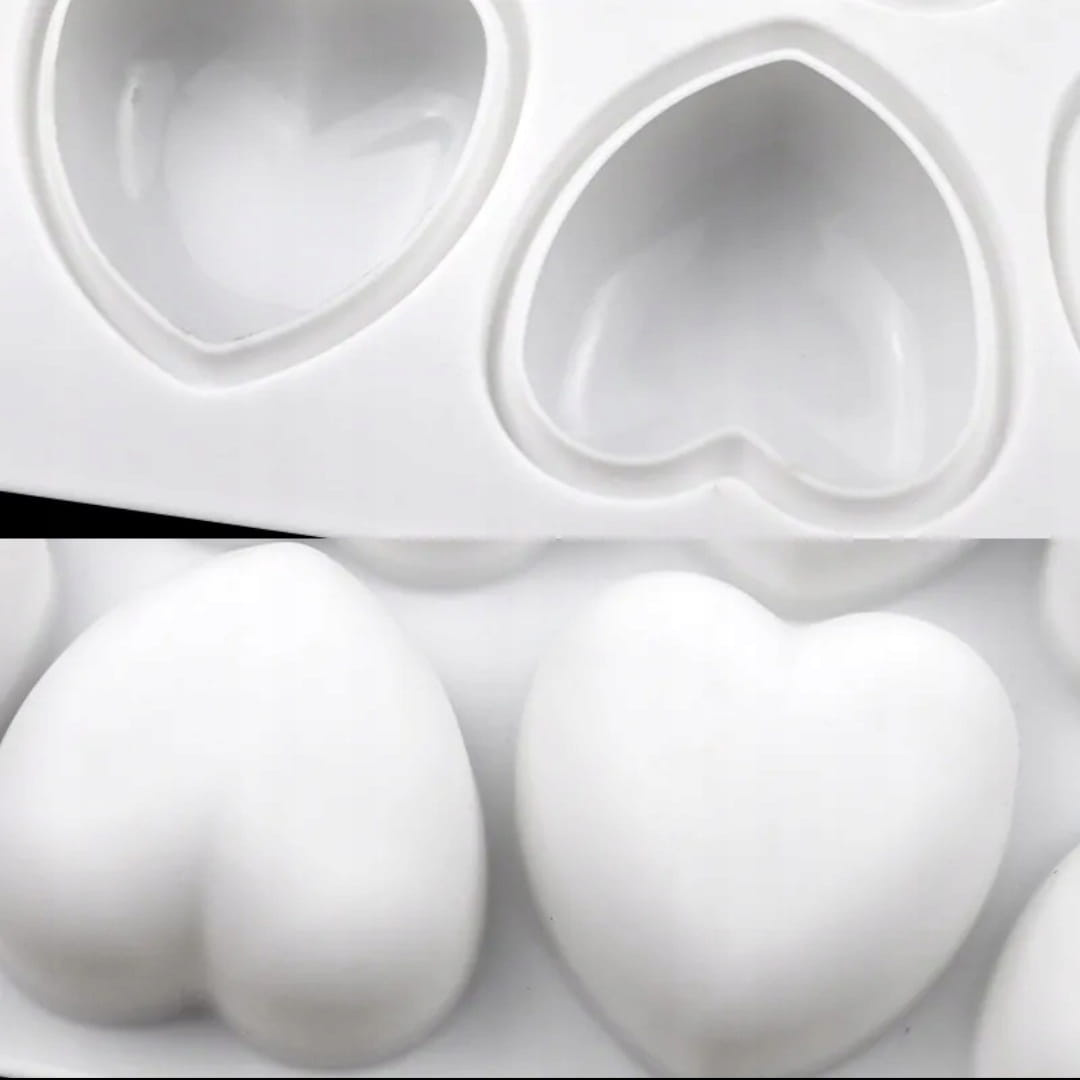 Zbliżenie na strukturę silikonu formy SERCA