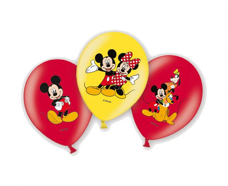 #BL Balony lateksowe 11" Micky, 6 szt.