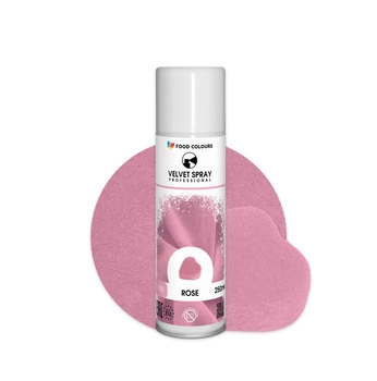 Zamsz w sprayu do dekoracji tortu i monoporcji RÓŻOWY 250 ml Food Colours