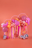 Girlanda balonowa 3w1 - 60 urodziny, mix, 260x32cm