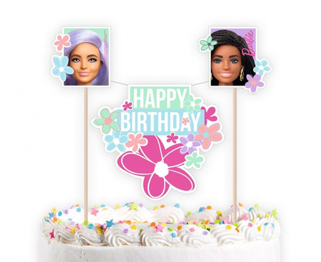 #DEI Pikery Barbie Happy Birthday, 26 x 15 cm