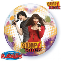 #BFK Balon foliowy 22" QL Bubble Poj. "Camp Rock Stars" WYP KK