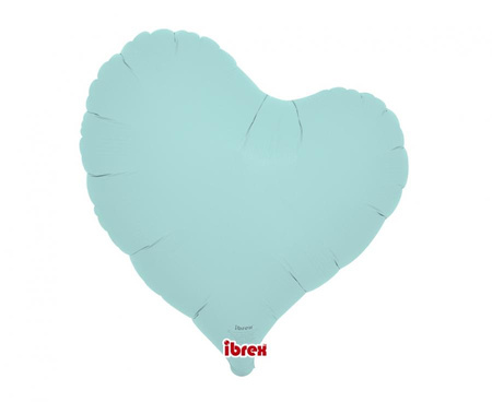 #BFK Balon Ibrex Hel, serce Sweet 14", Pastel Blue, 5 szt.