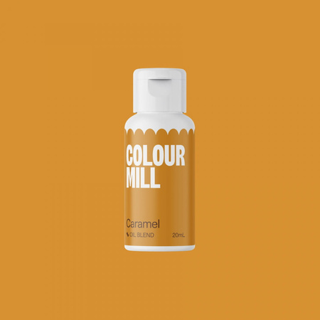 Barwnik olejowy do mas tłustych CARAMEL 20 ml Colour Mill