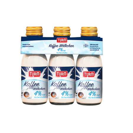 Śmietanka mleczko do kawy i herbaty 4% w szklanej butelce