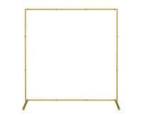 #BAS Stelaż kwadratowy metalowy, złoty, 210x210cm (14 elem.)