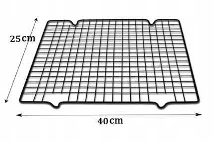 Kratka do studzenia biszkoptu wypieków 40x25x1,3cm