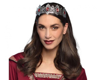 #STAI Tiara metalowa Royal Księżniczka, srebrna
