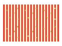 Obrus papierowy Pasy z gwiazdkami, mix, 180 x 120 cm