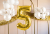 Balon foliowy Cyfra ''7'', 72cm, srebrny