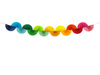Słomki plastikowe, 23 cm, błękitny (1 op. / 12 szt.)