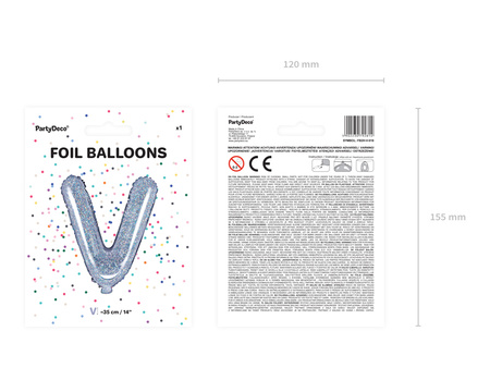 Balon foliowy 30th Birthday, złoty, 45cm