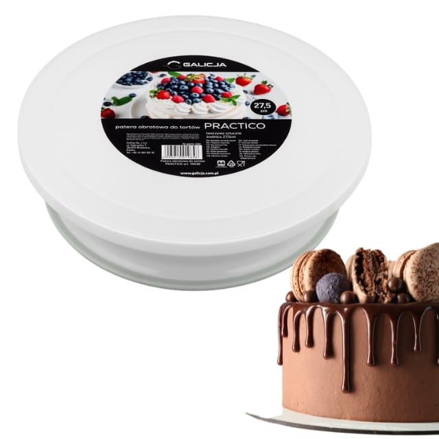 Obrotowa patera do tortów 27,5 cm PRACTICO Galicja widok ogólny