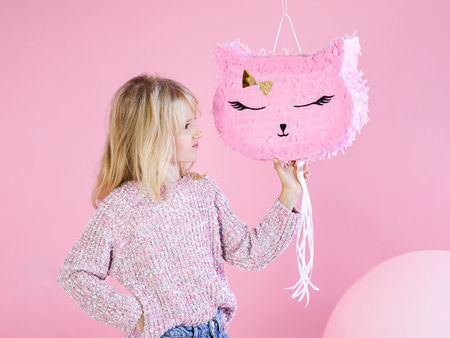 Balon foliowy Love, 140x35cm, różowe złoto