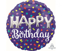 #BFK Balon foliowy 28"Happy Birthday
