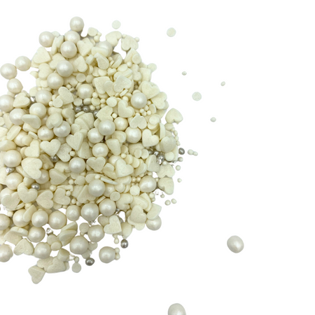Posypka cukrowa BIAŁO SREBRNA MIX 50g