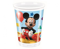 #ZKU Kubeczki plastikowe - Playful Mickey, 200 ml, 8 szt. KK