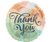 #BFK Balon foliowy 18" SHP -  Thank you pastel clouds