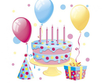 #ZSE Serwetki papierowe B'day Cake with Balloons, 33 x 33 cm, 20 szt.