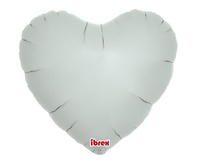 #BFK Balon Ibrex Hel, serce 14", Misty Blue, 5 szt.