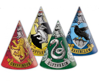 #STAI Czapeczki papierowe "Harry Potter Hogwarts Houses", 6 szt.