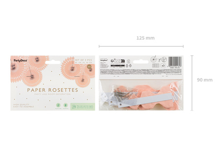 Baner papierowy Happy Birthday, mix, 100x18 cm