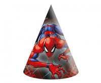 #STAI Czapeczki papierowe Spiderman, 6 szt.