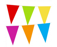 #DEGI Girlanda Flagi, Multicoloured (30x20 cm), 10 m