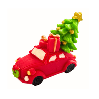 Figurka cukrowa na tort świąteczne ciasto CHRISTMAS CAR Slado