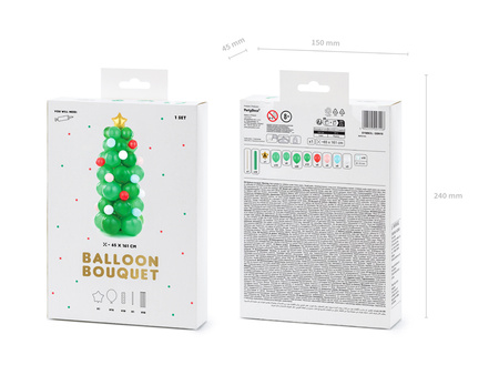 Balon foliowy Nietoperz, 40,5x13 cm, mix