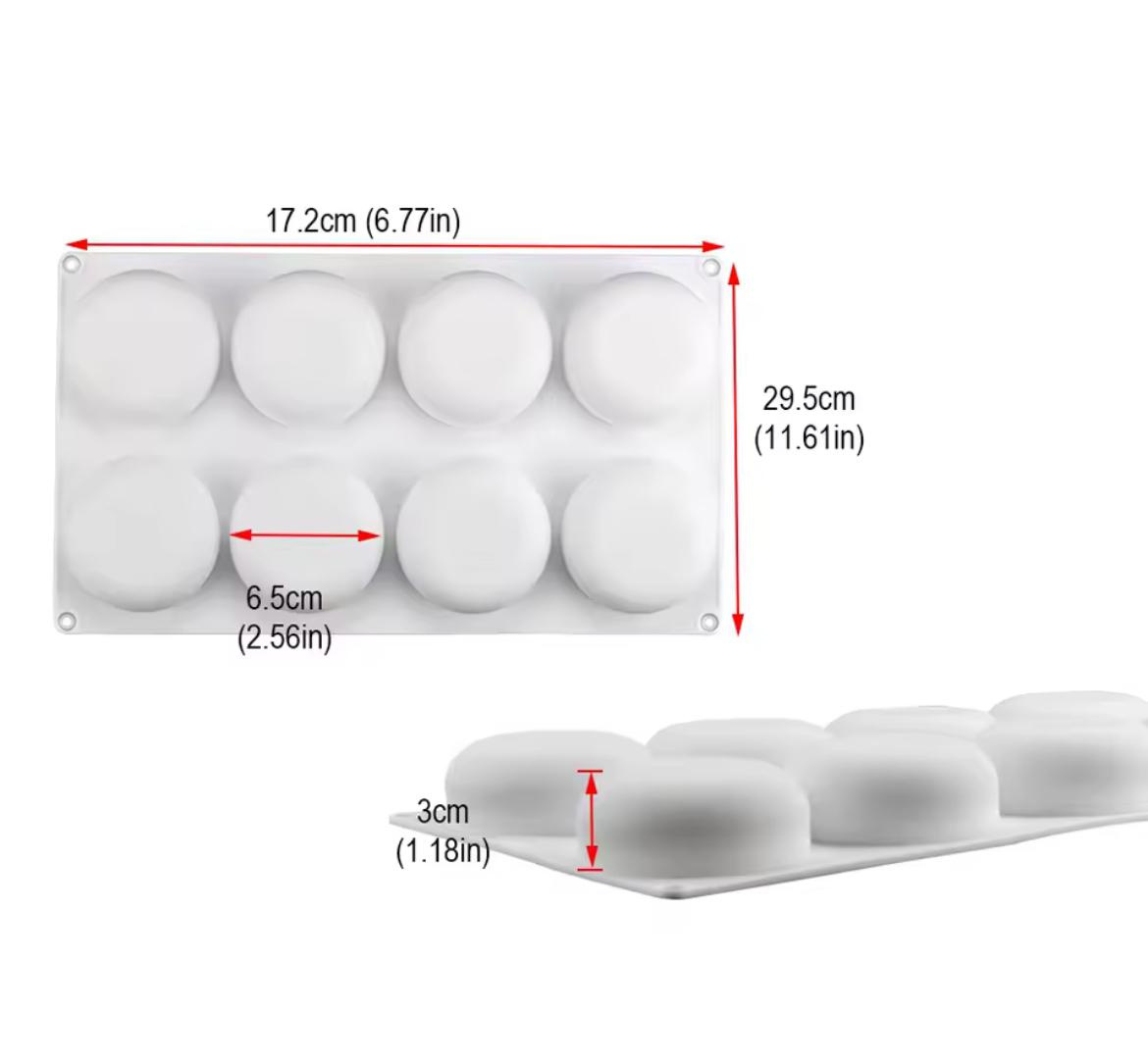 Silikonowa foremka KAMYKI OKRĄGŁA - detale powierzchni i struktury