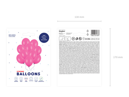Balony Strong 27cm, Pastel Corn. Blue (1 op. / 50 szt.)