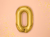 Balon foliowy Litera ''J'', 35cm, srebrny