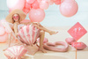 Balon foliowy I Love You, 260x40 cm, czerwony