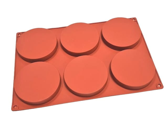 Forma silikonowa do żelki monoporcji 10x2,2 cm 6 gniazd – widok ogólny