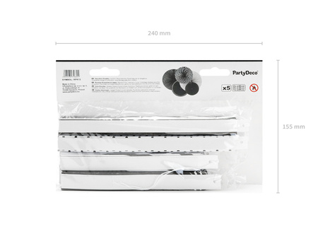 Lampki dekoracyjne LED, czarny, 5m