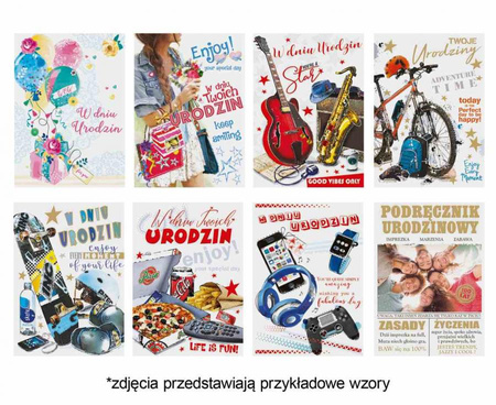 #ZK Laurka Lux Edition B6LUX 127x180 Urodziny Młodzieżowe zest. 519 Młodzieżowe - Dziewczyna, Chłopak, Grafika