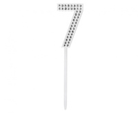 #DETO Piker diamentowy na tort 7, 2,5 x 10, 5 cm