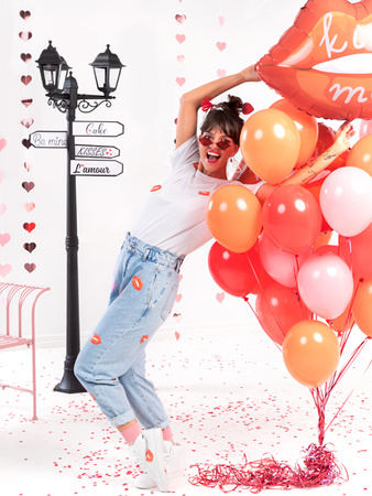 Balon foliowy Gwiazda 3D, 70cm, srebrny