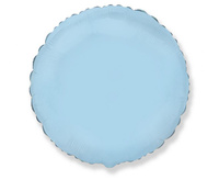 #BFK Balon foliowy 18" FX - "Okrągły" (niebieski delikatny)