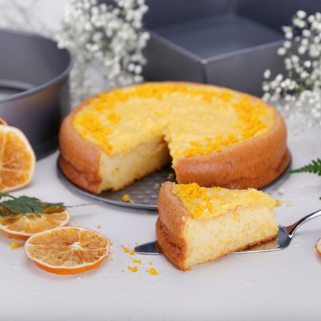 Okrągła tortownica do m.in. biszkoptu i ciast na zimno nieprzywieralna 24 cm Galicja