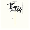 Topper na tort HAPPY BIRTHDAY PIŁKARZ BRAMKA GOL