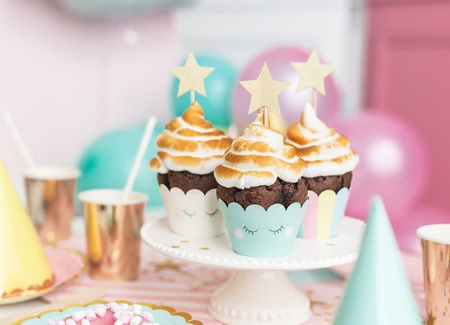 Papilotki na muffinki Jednorożec 6 szt.