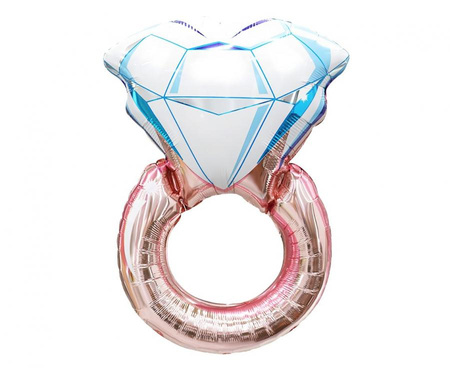 #BFK Balon foliowy Pierścionek różowy, 42x58cm