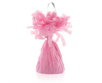 #BAC Ciężarek papierowy do balonów z helem, jasnoróżowy, 145 g/ 1 szt.