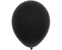 #BL Balony Decomex 9", pastel Black, 100 szt.