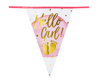 #DEGI Girlanda 'Hello Girl!', 30 x 20 cm, 6 m.